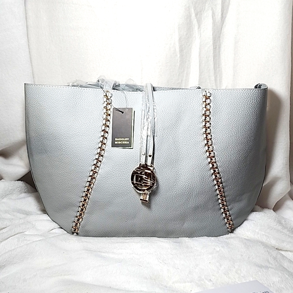Badgley Mischka Vegan Leather Tote Bag NWT